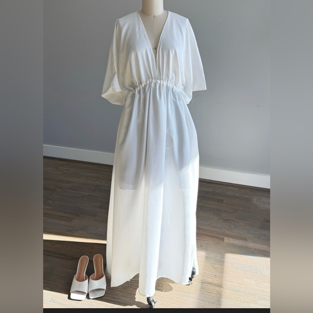 Serena & Lily Beach House Dress, OS, NWT, orig $228 100% Linen